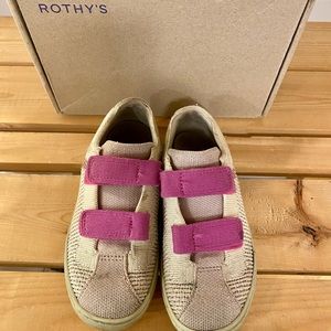 Rothy’s kids lavender sparkle sneaker size 11
